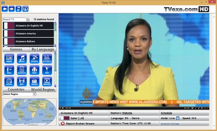 TVexe TV HD Screenshot