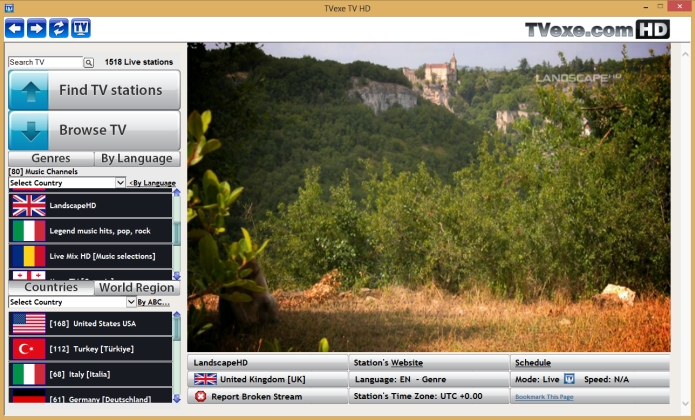 TVexe TV HD Screenshot