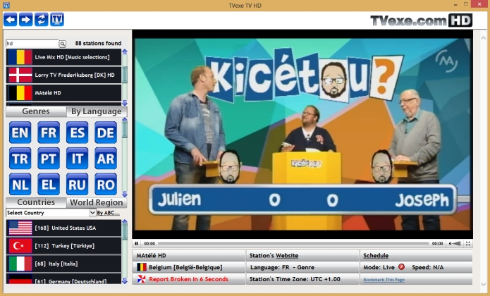 TVexe TV HD Screenshot