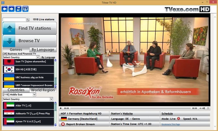 TVexe TV HD Screenshot