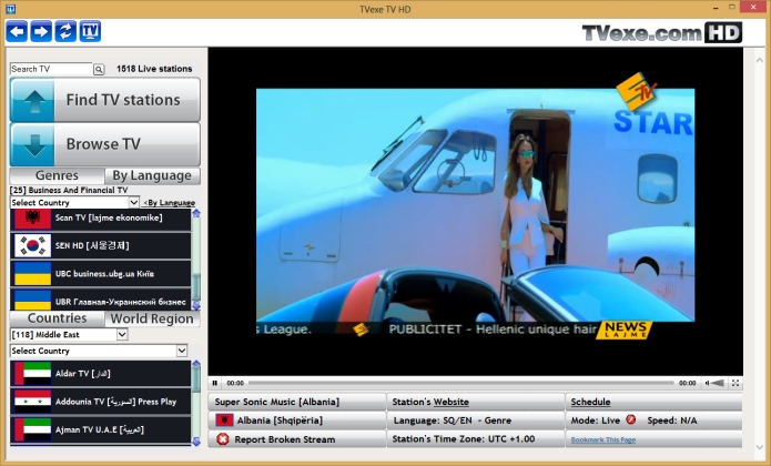 TVexe TV HD Screenshot