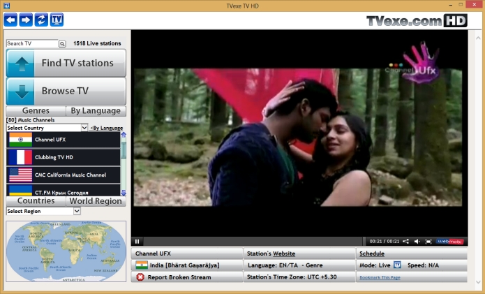 TVexe TV HD Screenshot